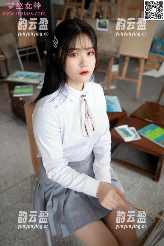 MSLASS梦丝女神 - 紫馨又来了，图包更新得真有趣，秒收藏！