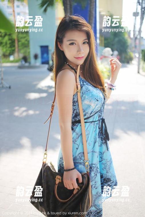 MyGirl美媛馆 - 黄乐然的户外动态，呼叫所有人注意，原图中的惬意无从掩盖！